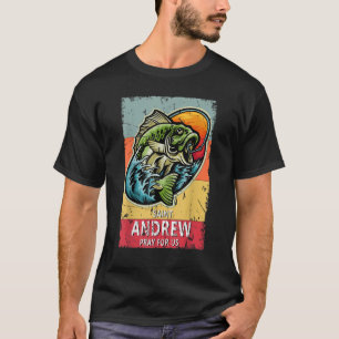 Camiseta Patrocinador de la pesca de San Andrés, católico p