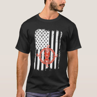 Camiseta Patrocinador de Tierras Patriótico Bandera Estadou