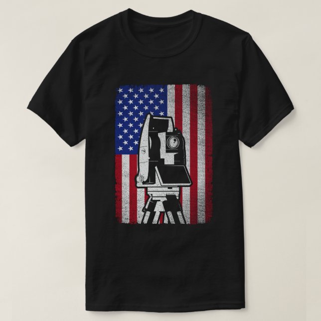 Camiseta Patrocinador Patriótico de Estados Unidos (Diseño del anverso)