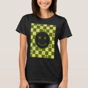 Camiseta Patrón 1 retro feliz cara verificada