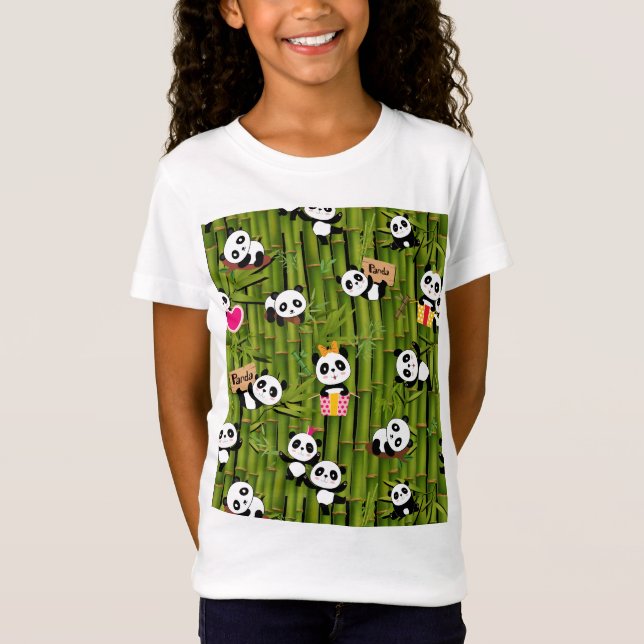 Camiseta Patrón 2 de Panda (Anverso)