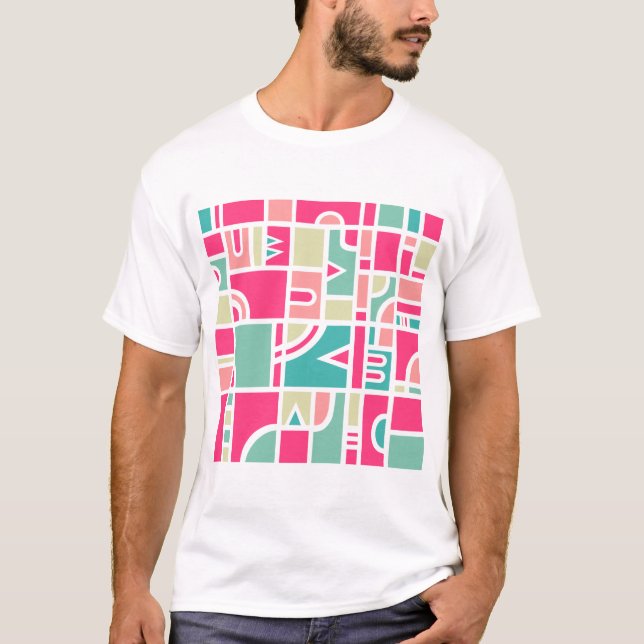 Camiseta Patrón abstracto 170715 (Anverso)