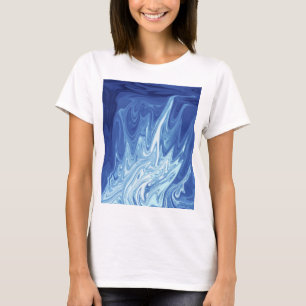 Camiseta Patrón abstracto de acuarela
