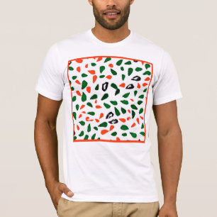 Camiseta Patrón abstracto de color dinámico