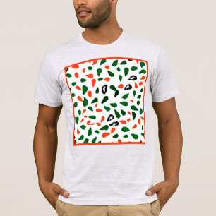 Camiseta Patrón abstracto de color dinámico