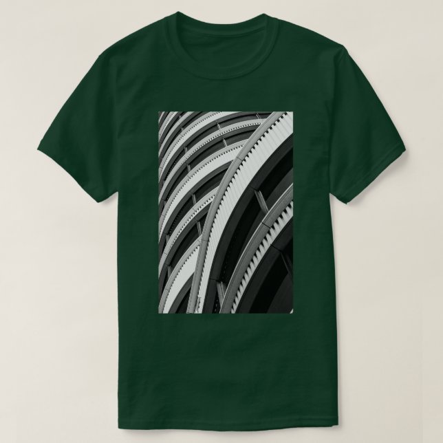 Camiseta Patrón abstracto de la arquitectura (Diseño del anverso)