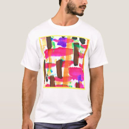 Camiseta Patrón abstracto dinámico en el arte