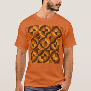 Camiseta Patrón abstracto geométrico de la modernidad de me