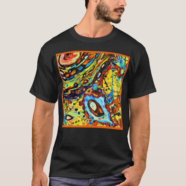 Camiseta Patrón abstracto impresionante (Anverso)
