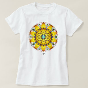 Camiseta Patrón abstracto psicodélico colorido