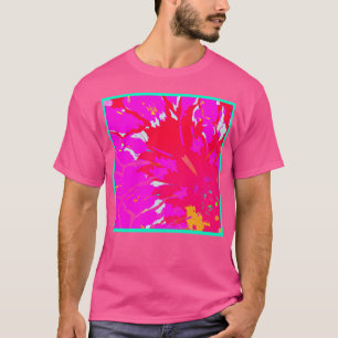 Camiseta Patrón abstracto rosa elegante