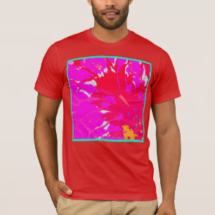 Camiseta Patrón abstracto rosa elegante