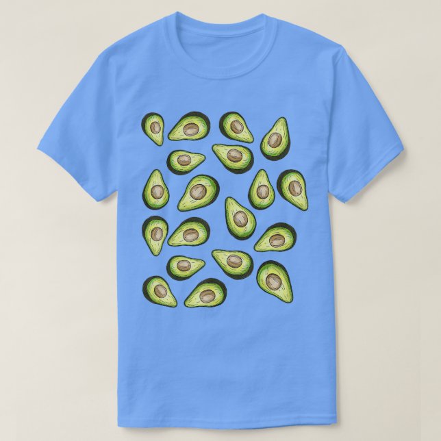 Camiseta Patrón Aguacados Gracioso Santo Costumbre Guacamol (Diseño del anverso)