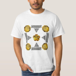 Camiseta Patrón amarillo