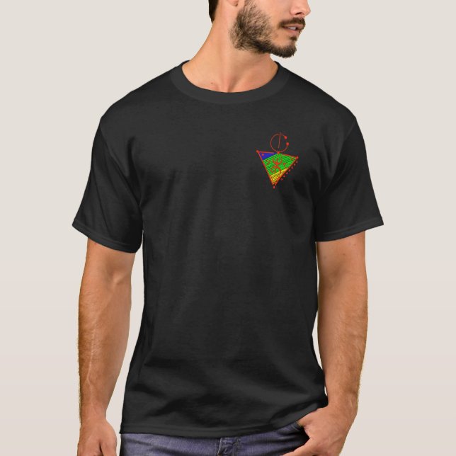 Camiseta Patrón amazigh Fibula bereber Bandera amazigh (Anverso)