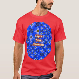 Camiseta Patrón anémico de los jardines azules