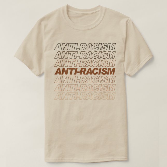 Camiseta Patrón anti-racismo (Diseño del anverso)