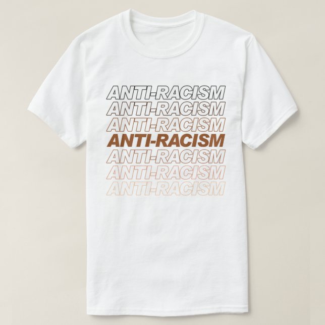 Camiseta Patrón anti-racismo (Diseño del anverso)