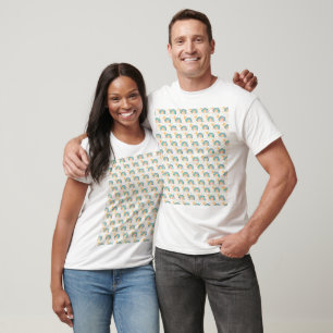 Camiseta Patrón arcoiris del Boho