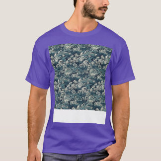 Camiseta Patrón asiático sin foco, viejo chino japonés