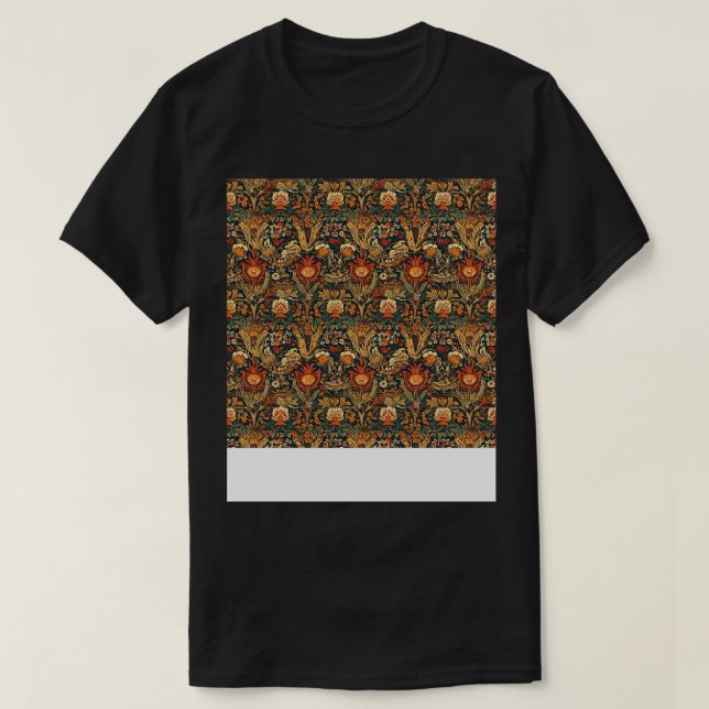 Camiseta Patrón bohemio sin foco Boho Hippie Flor gitana (Diseño del anverso)