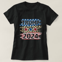 Camiseta Patrón Cheetah de la bandera estadounidense de Tru