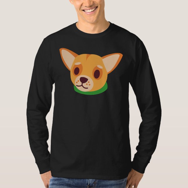 Camiseta Patrón chihuahua triste (Anverso)
