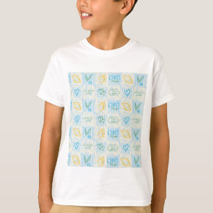Camiseta Patrón continuo estilo Amalfi decorativo