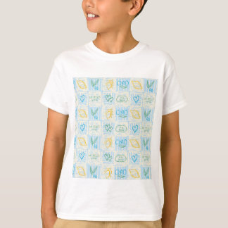 Camiseta Patrón continuo estilo Amalfi decorativo
