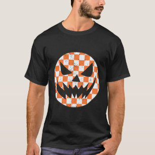 Camiseta Patrón controlado Halloween Face Niños de moda