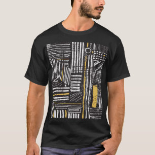 Camiseta Patrón creativo abstracto y sin fisuras: diseño ar