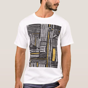 Camiseta Patrón creativo abstracto y sin fisuras: diseño ar