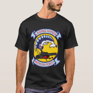 Camiseta Patrón Cuarenta Laging Handa Marlin Emblema Naval