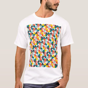 Camiseta Patrón de abstracto geométrico colorido