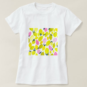 Camiseta Patrón de agua limón