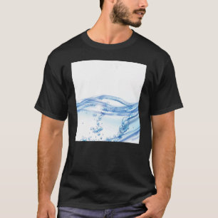 Camiseta Patrón de agua potable de los hombres