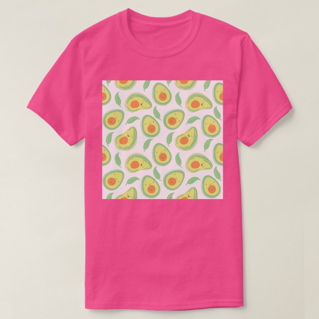 Camiseta Patrón de aguacate Happy Classic TShirt (Diseño del anverso)