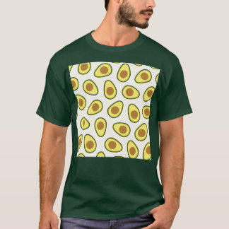 Camiseta Patrón de aguacate medio