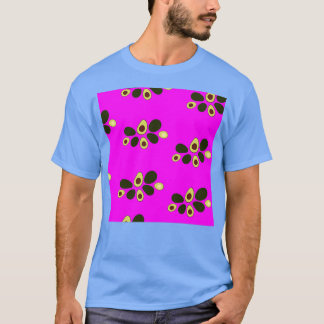 Camiseta Patrón de aguacates agrupados con la parte posteri