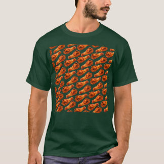 Camiseta Patrón de ala de pollo de búfalo 