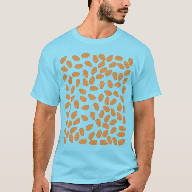 Camiseta Patrón de almendra (Anverso)