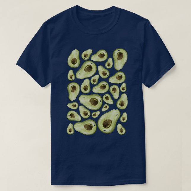 Camiseta Patrón de amor de aguacate (Diseño del anverso)