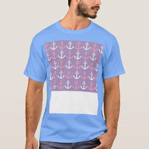 Camiseta Patrón de Anclas Náuticas Capitán Océano de Playa