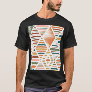 Camiseta Patrón de arglos tribales étnicos sin problemas
