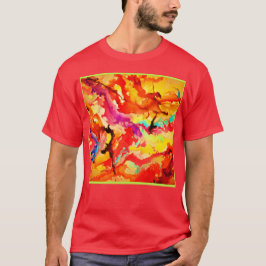 Camiseta Patrón de arte abstracto