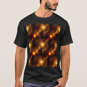 Camiseta Patrón de arte abstracto boho elegante moderno dor