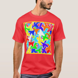 Camiseta Patrón de arte cromático