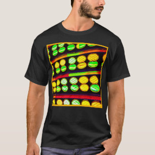 Camiseta Patrón de arte cromático vibrante