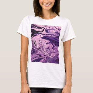 Camiseta Patrón de arte de galaxia azul