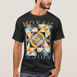 Camiseta Patrón de arte mosaico